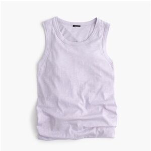 New J Crew Women's  S Vintage Knot Back Tank Top Soft Wisteria NWT